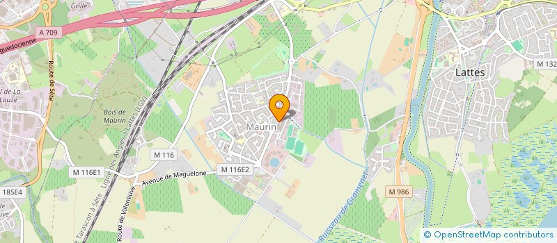 localisation de l'entreprise SCI DU MAS DE CHEYLON  LATTES