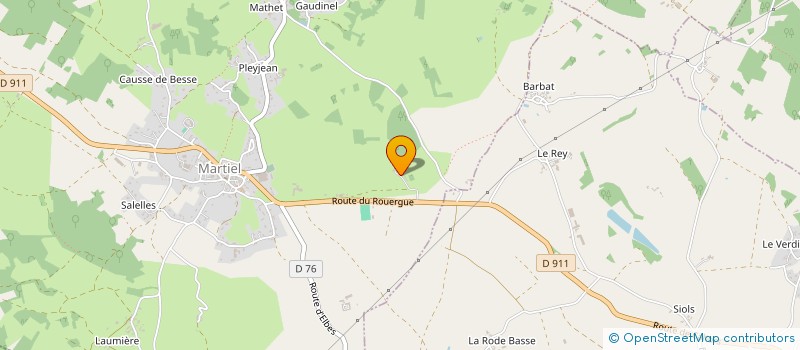 localisation de l'entreprise SCI DU MAS DE DARSE  MARTIEL