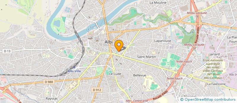 localisation de l'entreprise SCI DU MAS DE FIGUIERES à ALBI