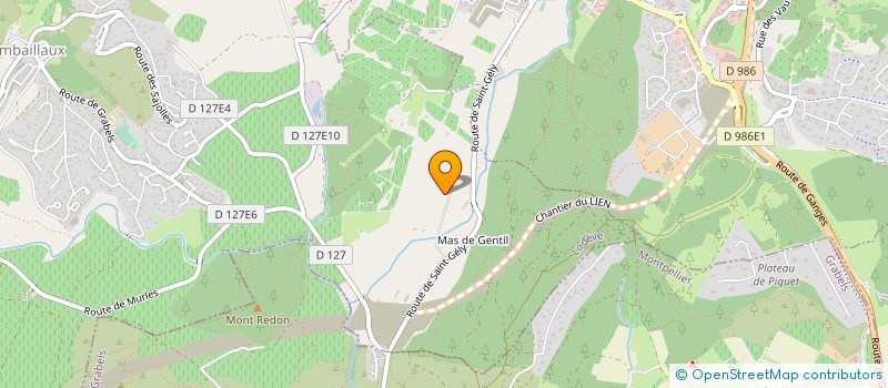 localisation de l'entreprise SCI DU MAS DE GENTIL  LE NIZAN