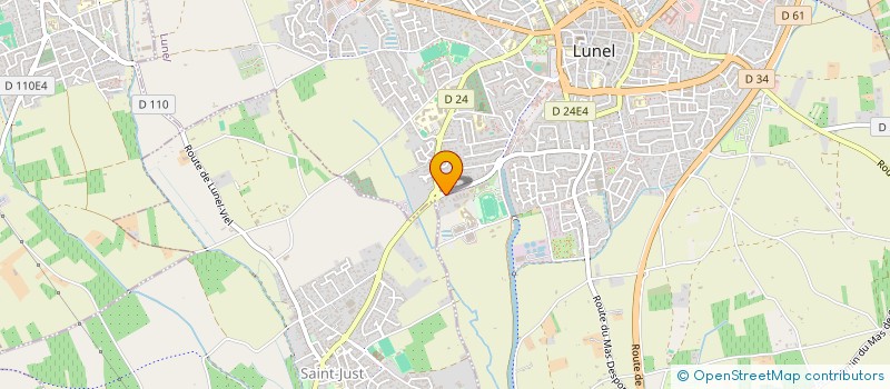 localisation de l'entreprise SCI DU MAS DE L ETANG DE L OR  LUNEL