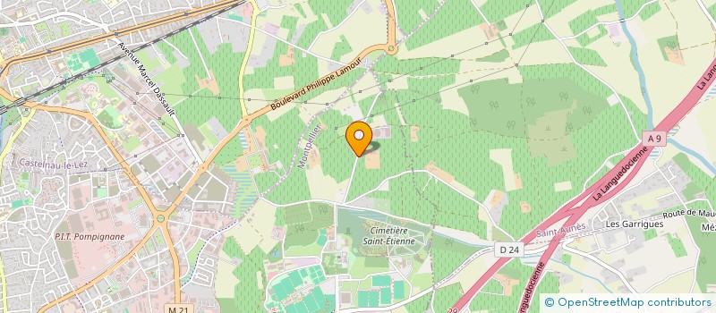 localisation de l'entreprise SCI DU MAS DE L'OLIVIER à MONTPELLIER