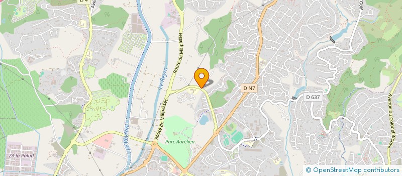 localisation de l'entreprise SCI DU MAS DE LA PETITE FOUX à FREJUS