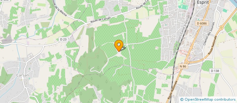 localisation de l'entreprise SCI DU MAS DE LA SOURCE  PONT-SAINT-ESPRIT