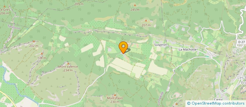 localisation de l'entreprise SCI DU MAS DE LA TOUR  FONTVIEILLE