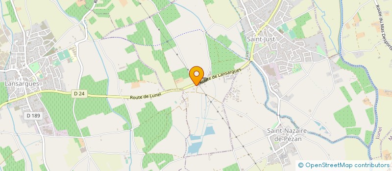 localisation de l'entreprise SCI DU MAS DEL SOL DE PEZAN  SAINT-NAZAIRE-DE-PEZAN