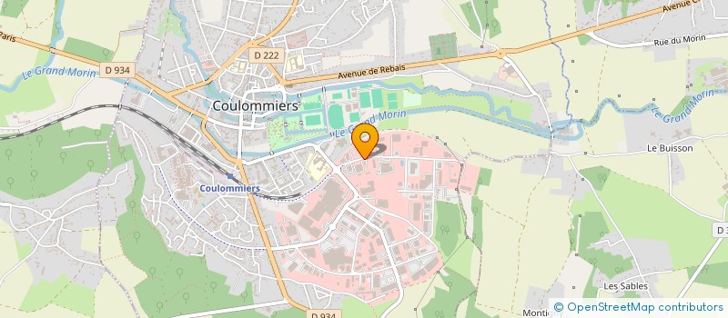 localisation de l'entreprise SCI DU MAS DES CAVALIERS  COULOMMIERS