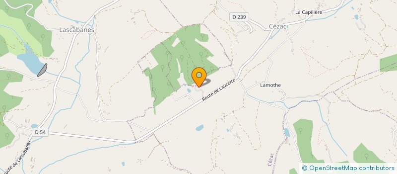 localisation de l'entreprise SCI DU MAS DES GARRITS  CEZAC