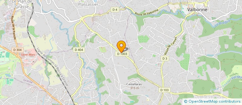 localisation de l'entreprise SCI DU MAS DES OLIVIERS à MOUANS-SARTOUX