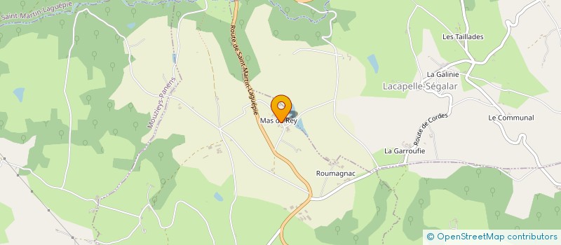 localisation de l'entreprise SCI DU MAS DU ROI  BOURNAZEL