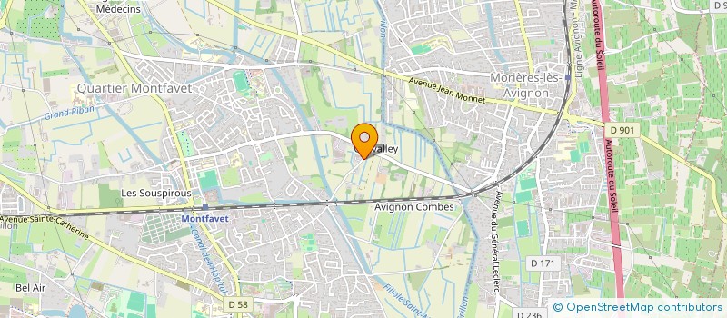 localisation de l'entreprise SCI DU MAS DU TILLEUL  AVIGNON