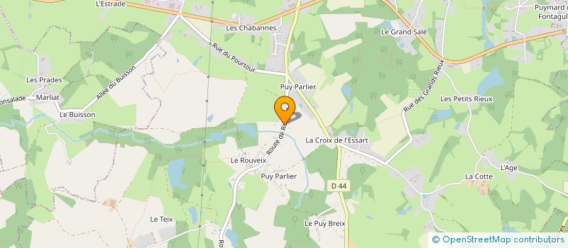 localisation de l'entreprise SCI DU MAS LOUBIER à SAINT-JUST-LE-MARTEL