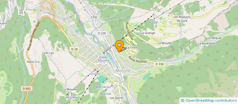 localisation de l'entreprise SCI DU MAS METOUT à MORZINE