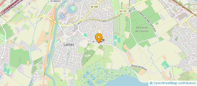 localisation de l'entreprise SCI DU MAS SAINT JEAN à LATTES