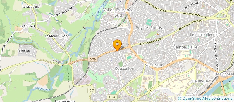 localisation de l'entreprise SCI DU MAS XATARD à LIMOGES