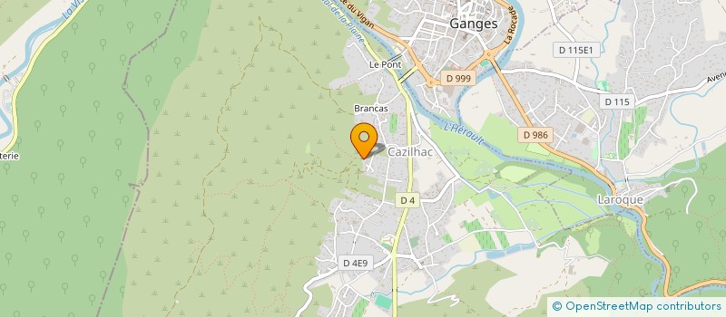 localisation de l'entreprise SCI DU MASDEROC à CAZILHAC