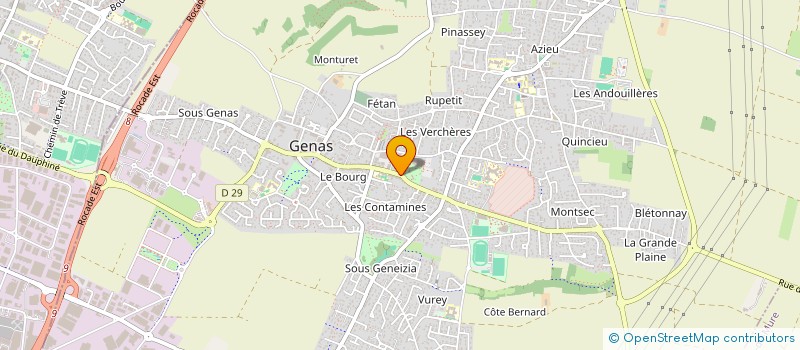 localisation de l'entreprise SCI DU MASET REPUBLIQUE  GENAS