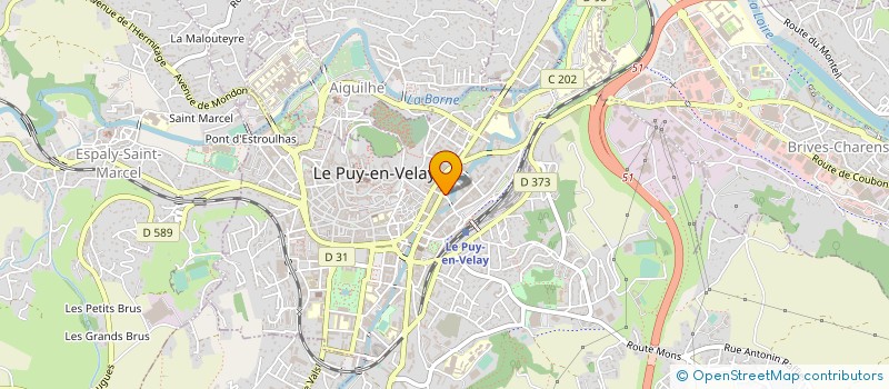 localisation de l'entreprise SCI DU MASSIF CENTRAL  LE PUY-EN-VELAY