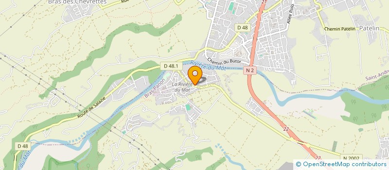 localisation de l'entreprise SCI DU MAT  BRAS-PANON