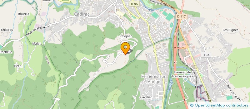 localisation de l'entreprise SCI DU MATIN CALME à FOIX