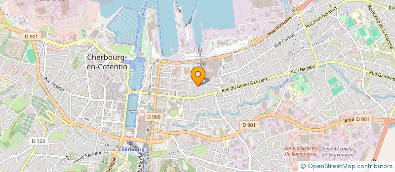 localisation de l'entreprise SCI DU MAUPAS à CHERBOURG-EN-COTENTIN