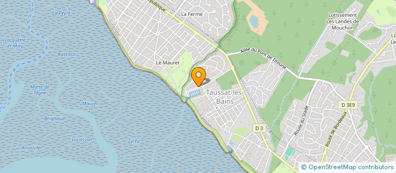 localisation de l'entreprise SCI DU MAURET  LANTON