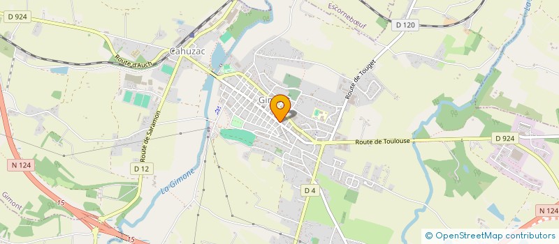 localisation de l'entreprise SCI DU MAUV'HOTEL  GIMONT