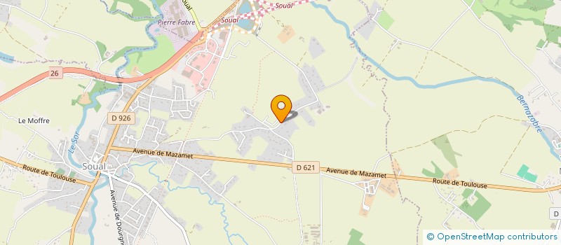 localisation de l'entreprise SCI DU MAUZAC  SOUAL