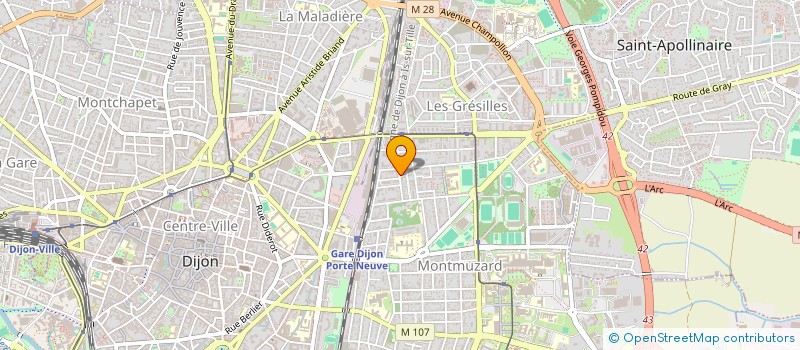 localisation de l'entreprise SCI DU MAYET à DIJON