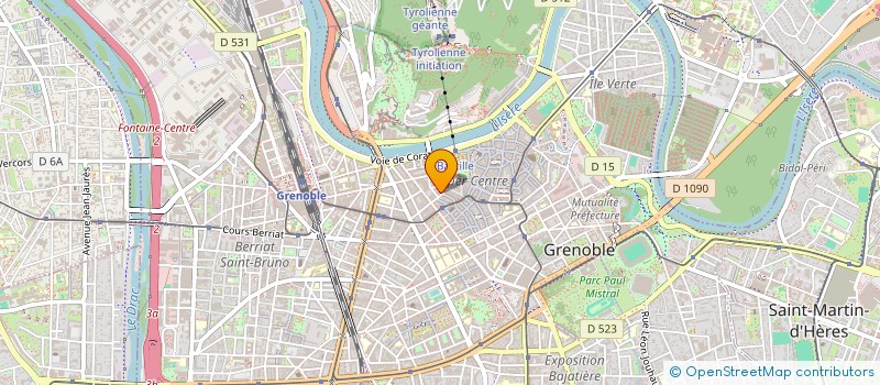 localisation de l'entreprise SCI DU MAYOMBE à GRENOBLE