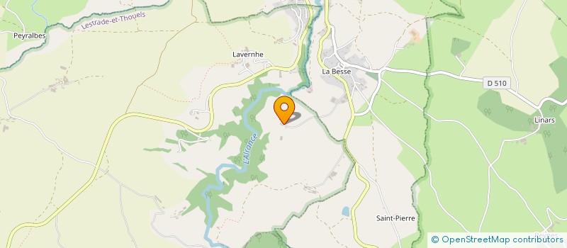 localisation de l'entreprise SCI DU MAYRAL  LESTRADE ET THOUELS