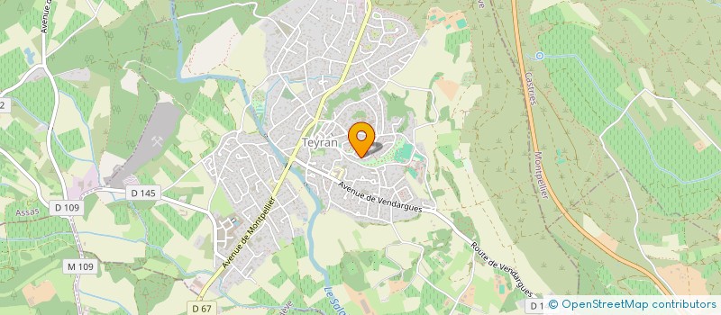 localisation de l'entreprise SCI DU MAZEL  TEYRAN