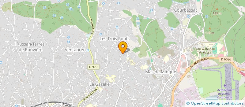 localisation de l'entreprise SCI DU MAZEL  NIMES