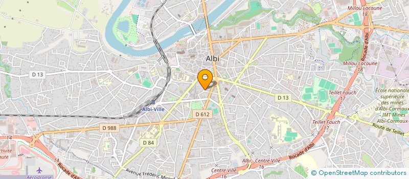 localisation de l'entreprise SCI DU MAZET à ALBI