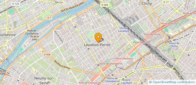 localisation de l'entreprise SCI DU MAZET à LEVALLOIS-PERRET
