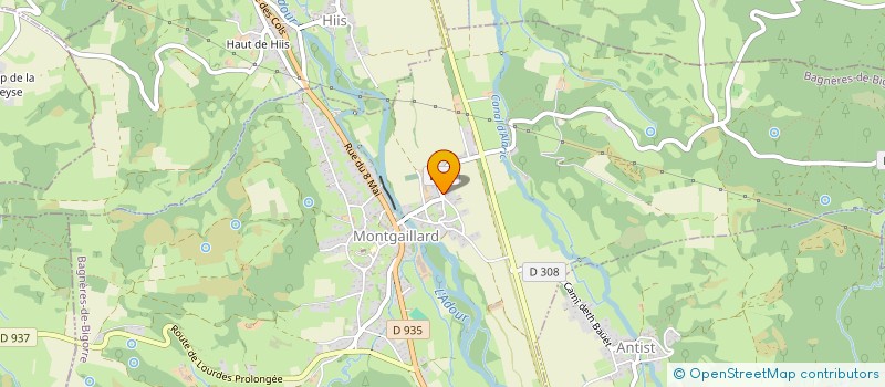 localisation de l'entreprise SCI DU MEDOC  MONTGAILLARD