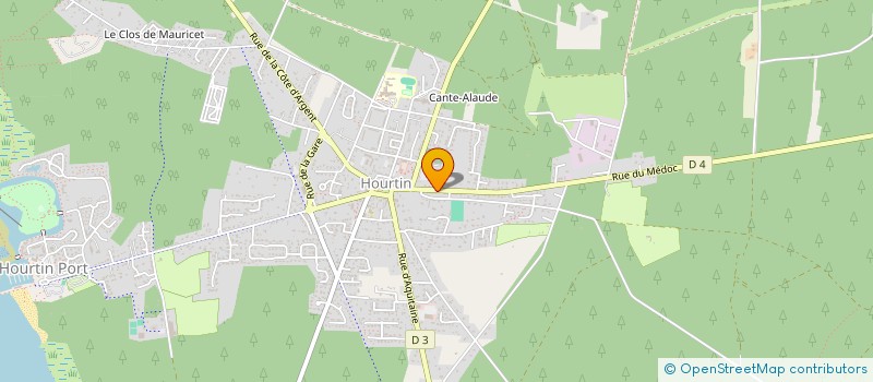 localisation de l'entreprise SCI DU MEDOC  HOURTIN