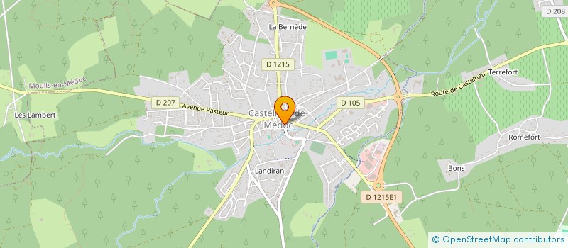 localisation de l'entreprise SCI DU MEDOC  CASTELNAU-DE-MEDOC