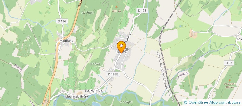 localisation de l'entreprise SCI DU MEIX  LOMBARD