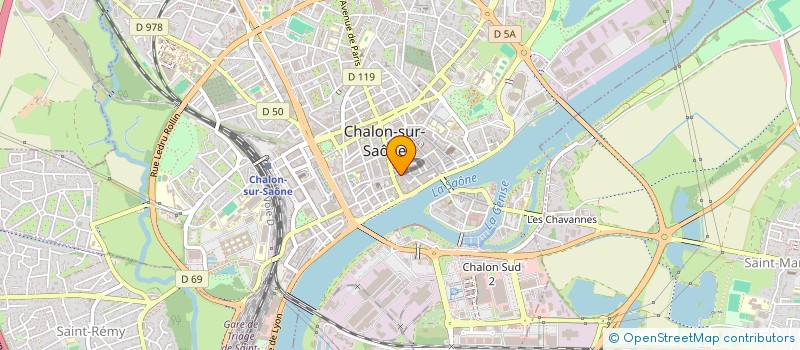 localisation de l'entreprise SCI DU MEIX DE RUILLY à CHALON-SUR-SAONE
