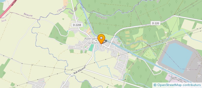 localisation de l'entreprise SCI DU MEIX DES PLEURES  ABERGEMENT-LA-RONCE