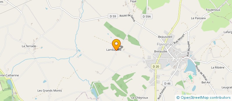 localisation de l'entreprise SCI DU MELANTOIS à BUSSIERE-GALANT