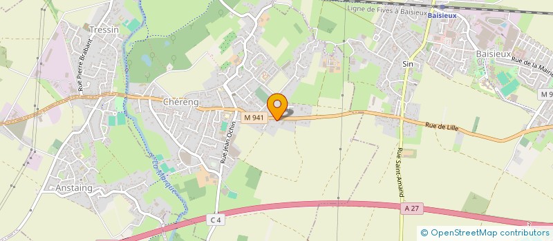 localisation de l'entreprise SCI DU MELANTOIS  CHERENG