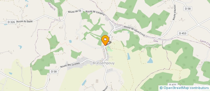 localisation de l'entreprise SCI DU MELET  BRASSEMPOUY