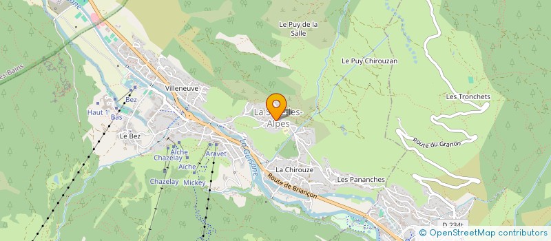 localisation de l'entreprise SCI DU MELEZIN  LA SALLE-LES-ALPES