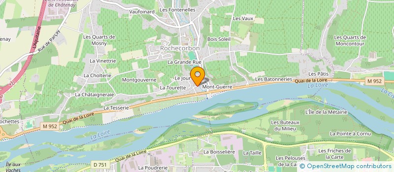 localisation de l'entreprise SCI DU MELTEM à ROCHECORBON