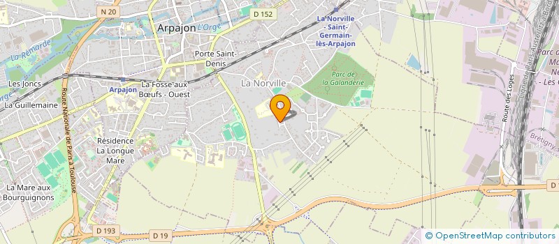 localisation de l'entreprise SCI DU MENAULT  ARPAJON