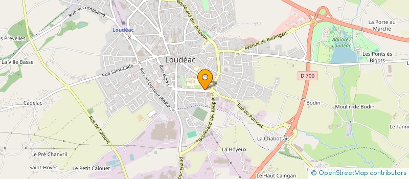localisation de l'entreprise SCI DU MENE à LOUDEAC