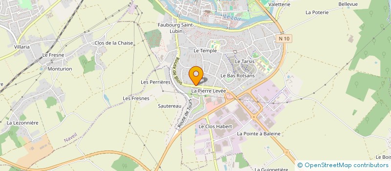 localisation de l'entreprise SCI DU MENHIR  VENDOME