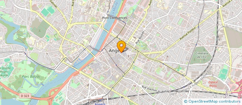 localisation de l'entreprise SCI DU MENHIR à ANGERS